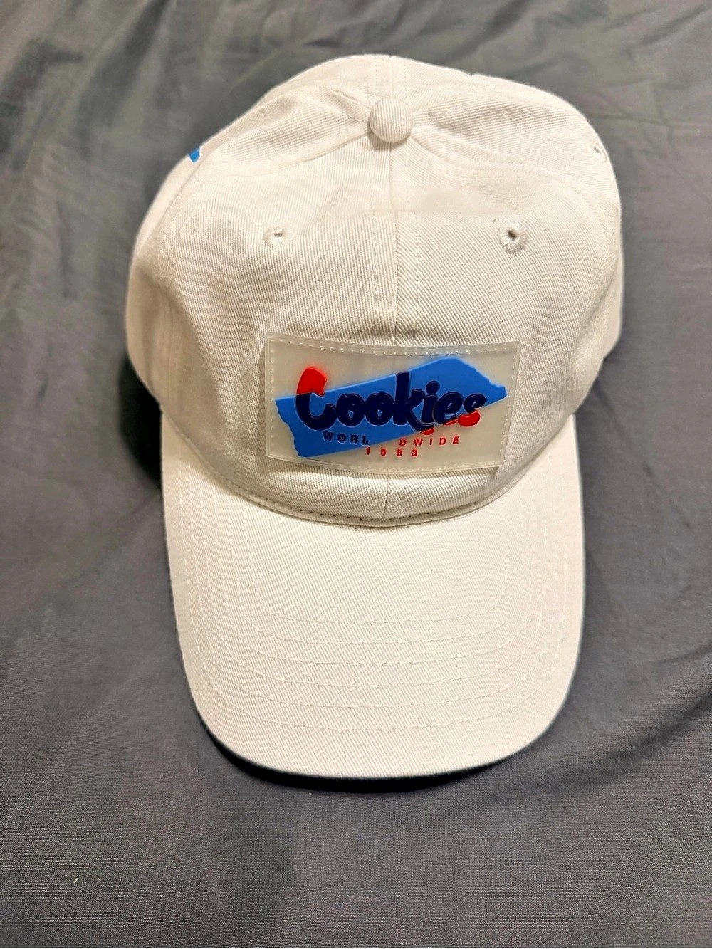 Cookies Logo Baseball Cap in Cream